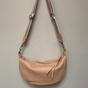 Anthropologie NWT Luna Slouchy Crossbody Bag in Sand